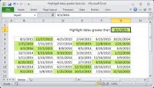 Excel Formula Highlight Dates That Are Weekends Exceljet