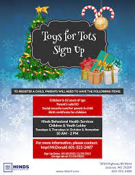 Toys for Tots Sign Ups - Hinds Behavioral Health Services - Region 9