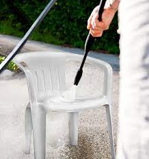 how to clean white plastic deck chairs