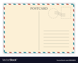 Air Mail Postcard Template