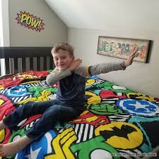 boys duvet cover superhero bedding set