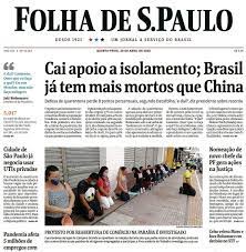 Este livro serve apenas para quem for trabalhar na folha. Paraibaonline E Destaque Na Capa Do Jornal Folha De Sao Paulo Paraiba Online