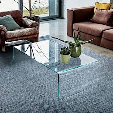 Curved Glass Coffee Tables Klarity