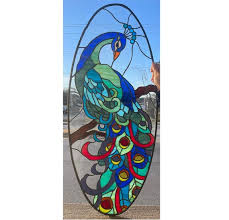 Stained Glass Insulated Oval Door
