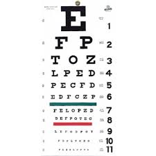 Graham Field Snellen Eye Test Chart