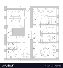 floor plans vector image