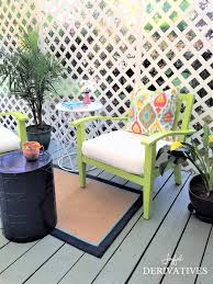 how to paint metal patio furniture with