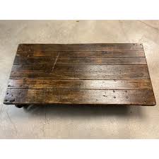 The timeless appeal of its rugged composite casters and rustic wood. Fairbanks American Industrial Wood And Iron Factory Cart Coffee Table Chairish