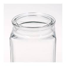 Square Glass Mason Jar Drink Dispenser