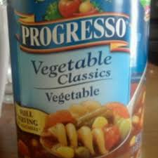 calories in progresso vegetable