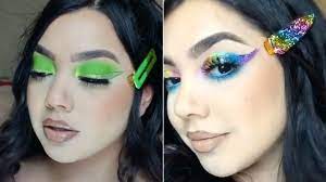 tiktok user is matching her eye makeup