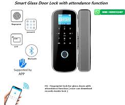 Smart Glass Door Lock Without Drilling