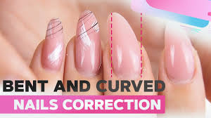 curved nails correction nail shape
