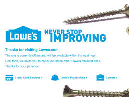 Zero card (in store and online. Lowes Website Crashes On Black Friday