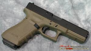 glock 23 40 s w fixed sights od green