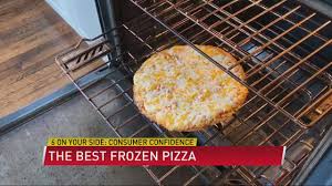 tasting frozen pizza