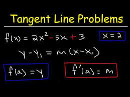 How To Find The Equation Of The Tangent