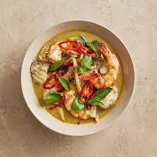 jumbo tiger prawn thai green curry