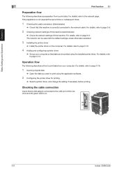 Check here for user manuals and material safety data sheets. Konica Minolta Bizhub C308 Support And Manuals