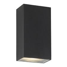 Down Led Rectangular Wall Light 8852bk