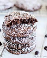 chewy double chocolate cookies recipe