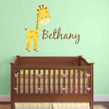 Giraffe Wall Decals Personalized Wall