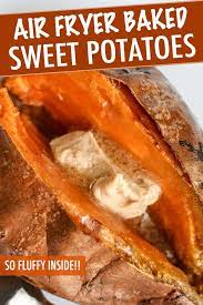 air fryer baked sweet potatoes just 3