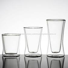 Double Wall Insulated Glass Tumbler Cup