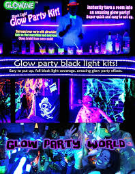 Black Light Uv Glow Party Kits