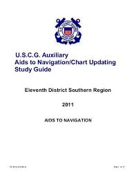 1 Basic Training Aids To Navigation Uscg Auxiliary 11th