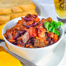 I've often used the term leftover rescue recipe on rock recipes but today, i think i've coined another term, luxury leftovers! Prime Rib Beer Bacon Chili A Leftover Luxury Meal