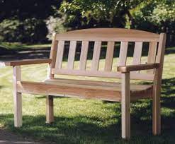 cedar wood garden benches settees and kits