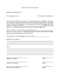 employee termination letter sle pdf