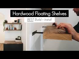 Diy Solid Hardwood Floating Shelves