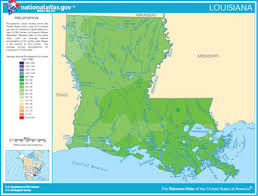Map Of Louisiana Lakes Streams And Rivers
