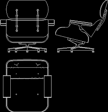 charles eames lounge chair 1956 in