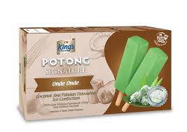 ondeh ondeh flavoured potong ice cream