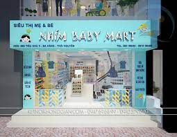 Thiết kế siêu thị mẹ và bé Nhím Baby Mart 94m2 - Thái Nguyên
