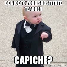 Image result for substitute teachers memes