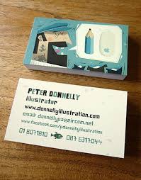Peter Donnellys Business Cards For An Illustrator Artist