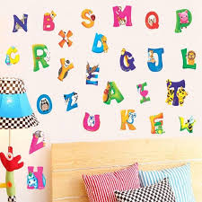 A Z Alphabet Letters Wall Stickers