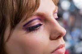 violet makeup is absolutely everywhere
