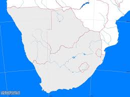 Southern Africa Outline Map A Learning Family