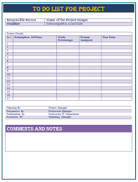 To Do List Template Simple Templates To Do Multi Tasks