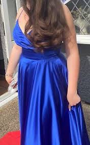 stunning royal blue prom dress size 14