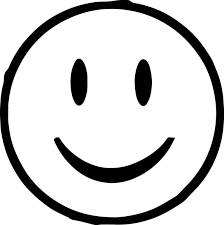 free smiley face coloring page