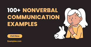 100 nonverbal communication exles