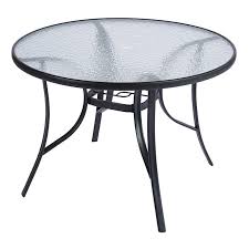 Black Steel Round Table 42