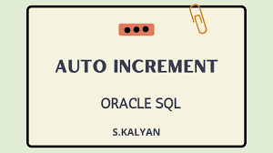 oracle sql auto increment in oracle