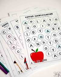 Help your children learn how to read and write the letters of the alphabet by using these fun, colorful and engaging letter recognition worksheets, . Full Alphabet Letter Identification Printables